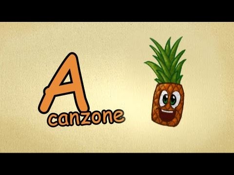 alfabeto italiano per bambini canzone - La lettera A canzone | Impara l'italiano canzoni per bambini