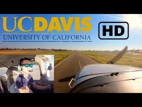 Landing at UC DAVIS AIRPORT (KEDU) | POV | JACOBSEN FLARE LANDING