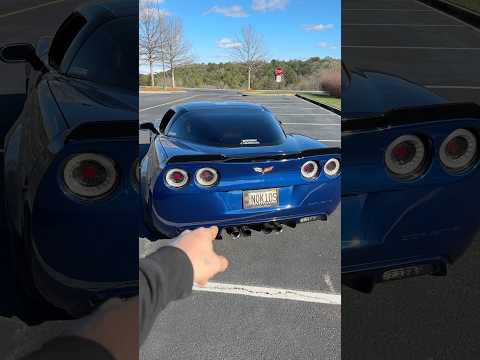 This is why you need a valved exhaust system! #c6 #corvette #exhaust #boosted #cammed #valvedexhaust