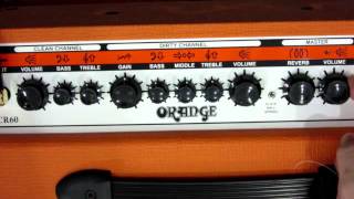 Video thumbnail for อ.โอ๋ ลองแอมป์กีตาร์ Orange Amplifiers Crush Pro CR60C 60W Guitar Combo Amp Demonstration by chatreeo