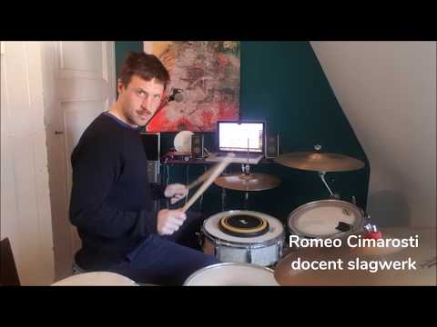 Online Open Huis: slagwerkdocent Romeo Cimarosti