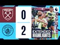 EXTENDED HIGHLIGHTS | West Ham 0-2 Man City | Haaland scores two goals!