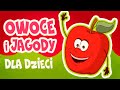Nauka owoce i jagody dla dzieci po polsku!