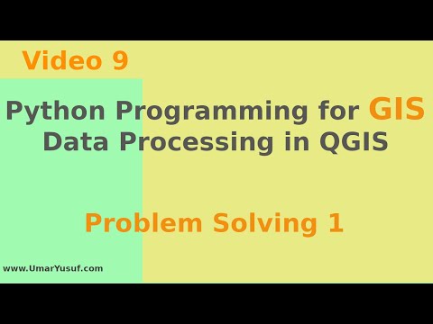 Python Programming For Gis Data Processing In Qgis Problem Solving 1