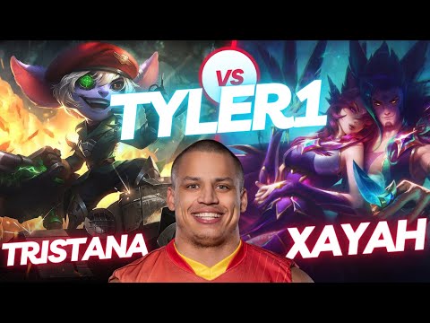 TYLER1 | TRISTANA VS XAYAH | ADC GAMEPLAY | Patch 13.14 / Season 13 | #LeagueofLegends