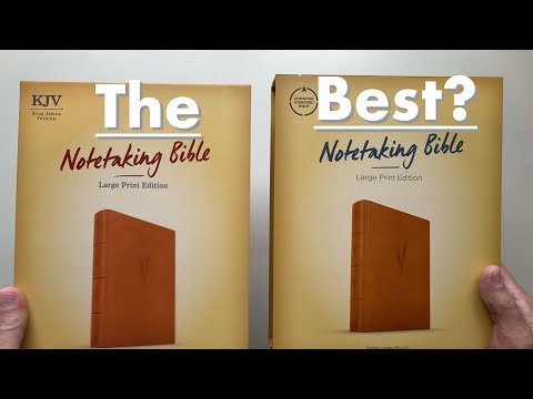 The BEST CSB & KJV note-taking Bibles?