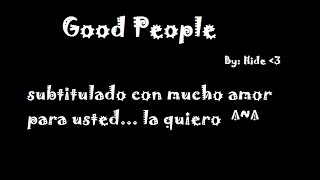 Good People - Hakeem &amp; Jamal Lyon sub. español