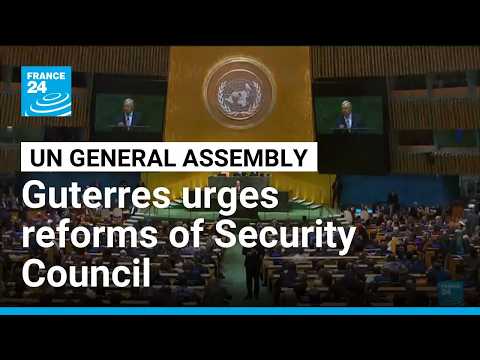 UN Secretary General Guterres urges reforms of Security Council