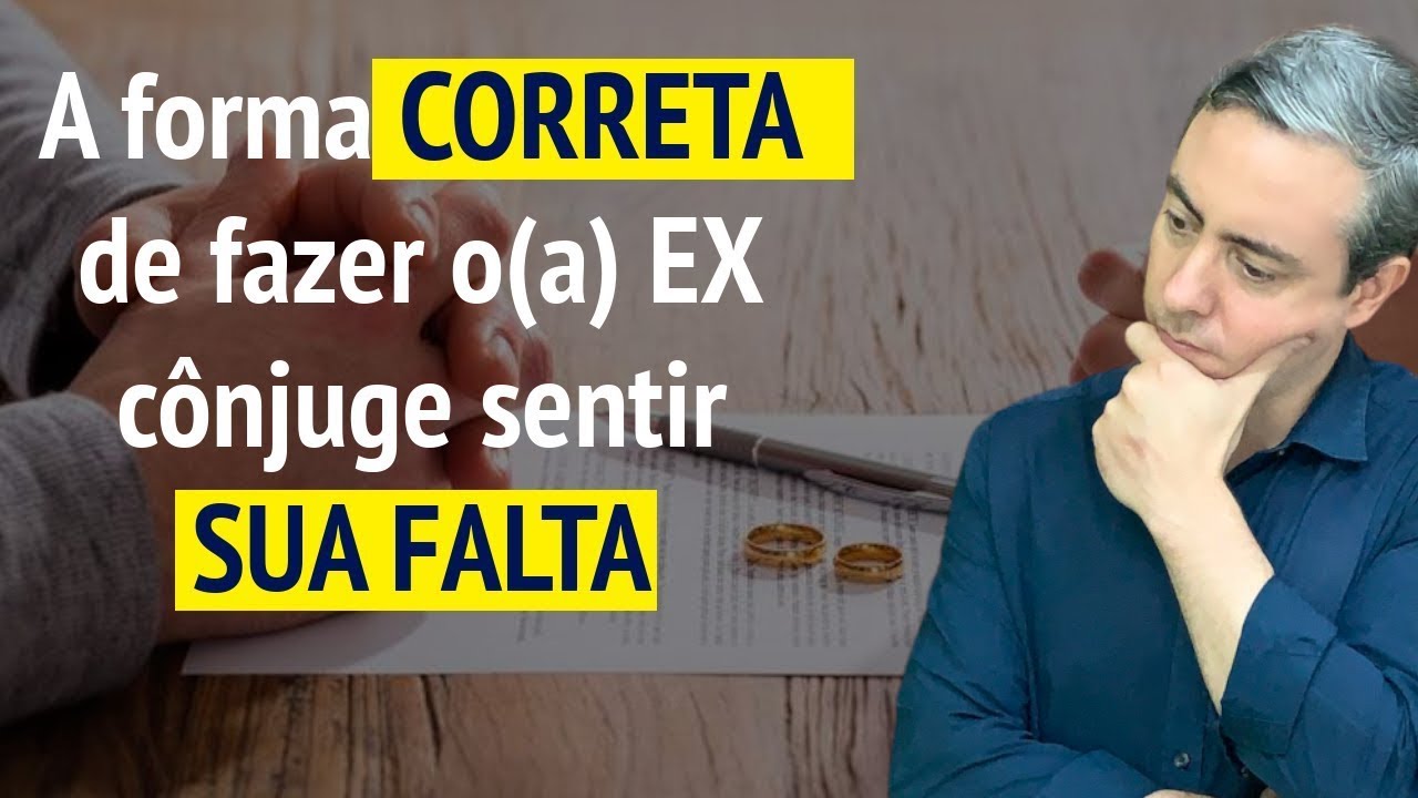 A forma correta de fazer ele(a) sentir falta de você e querer voltar