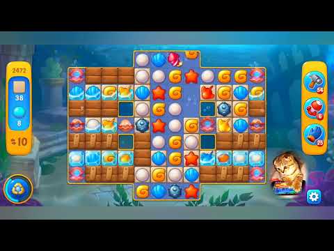 Fishdom 2022, no Boosters,  2472  level  -  прохождение без бустеров,  2472  уровень.