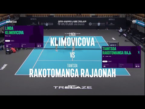Linda Klimovicova (POL) vs Tiantsoa Rakotomanga Rajaonah (FRA)  19yrs  - Game, Set, Match