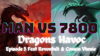 Man vs Atari 7800 Dragon's Havoc