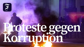 Ausschreitungen in albanischer Hauptstadt Tirana