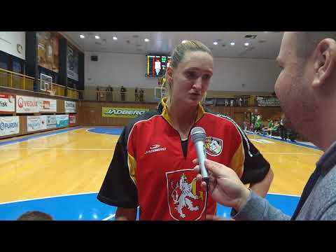Lvice - KP Brno 78:74, hodnocení pivotky Petry Kulichové.