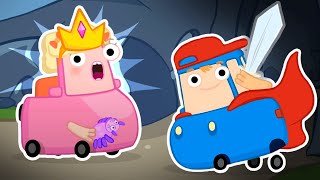 As aventuras na caverna da Família Wheelzy! Novos desenhos animados em português. Desenho animado
