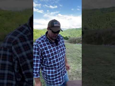 Target Set Up Downrange