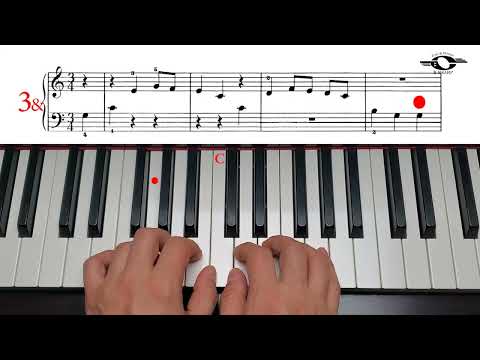 Through the Woods, Moderate version, John Thompson`s easiest piano course, Book 2