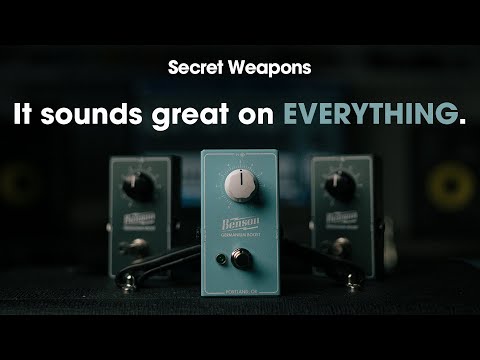 GREAT on synth bass, guitars, and even drums! Benson Germanium Boost LBE Edition | Secret Weapons