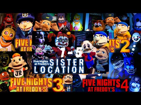Full SML Fnaf Series Parts 1 - 5