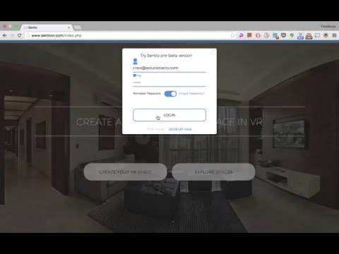 Sentio product demo video