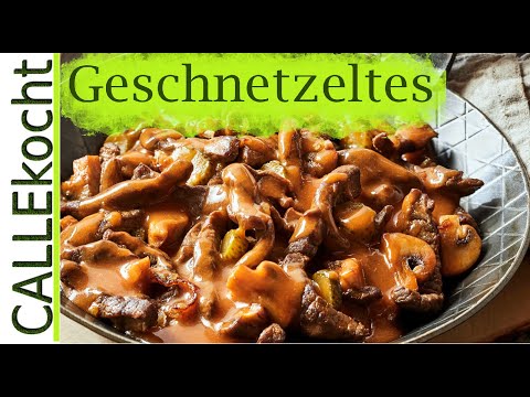 Zürcher Geschnetzeltes mit Champignons selber machen - lecker Rezept