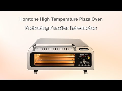 Preheating Function Introduction of Homtone Pizza Oven | DS-1433-SR
