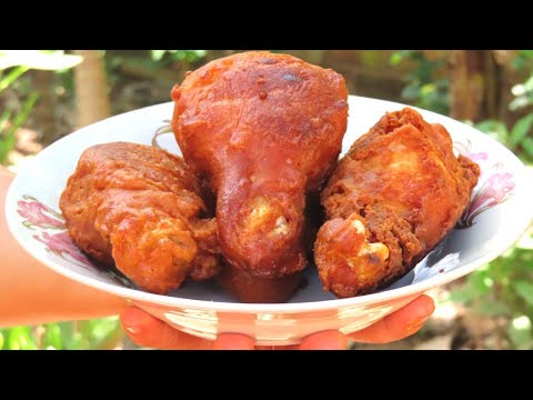 Crispy Chicken Leg Recipe - Yummy Fried Chicken Leg
