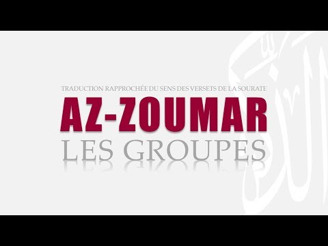 Tafsiir: Sourate 39, Az Zumar page 465 à ... - Dr. Mouhammad Oury