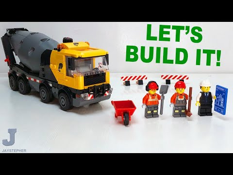 LEGO City 2026 Cement Mixer 60478 Unboxing, Build, Review
