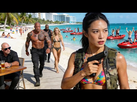 Terrorists disguised as tourists storm a hotel, but female special soldier spots them—all wiped out!