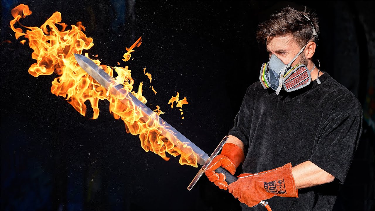Mike Shake - I Built a 1000 degree Flaming Sword