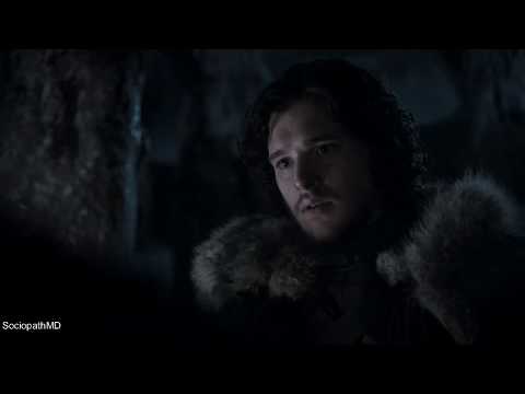 Game of Thrones: Jon Snow and Tyrion at the wall