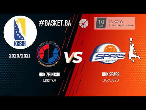 HKK Zrinjski vs OKK Spars - 25.kolo - KSBIH - 2020/2021