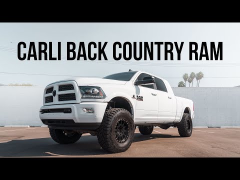 Carli Suspension 3” Back Country Ram 2500 on 37s