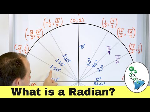 What is a Radian Angle?  Convert Degrees to Radians & Radians to Degrees