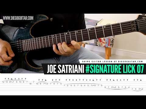 Legato Exercise Guitar Joe Satriani Lick