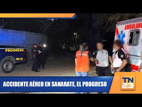 Accidente aéreo en Sanarate, El Progreso