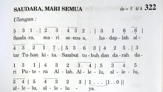 Download lagu Saudara, Mari Semua - Lagu Puji Syukur No 322 mp3 Download lagu Saudara, Mari Semua - Lagu Puji Syukur No 322 mp3
