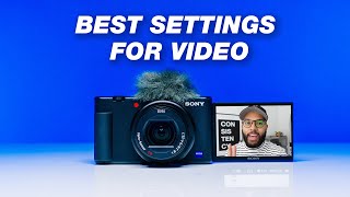 Sony ZV-1 Tutorial: 7 Best Camera Settings for Video