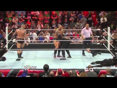 Batista "Batista Bomb" Roman Reigns - Raw - April 14, 2014