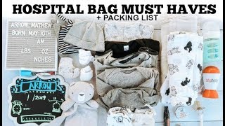 Hospital Delivery Packing List | What you NEED