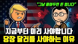 “아무것도 모르겠고 돈은 벌고싶다..?” 그냥 여기 묻어두세요. 미국이 안망하면 달러는 무조건 오릅니다
