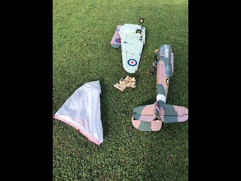 Nexa Hawker Hurricane Maiden Takeoff and Crash