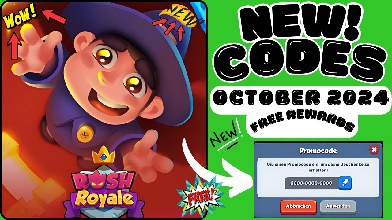 RUSH ROYALE EXPERT Shares Top Promo Codes for 2024!