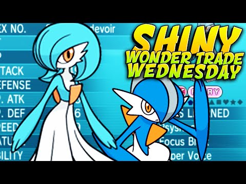 Shiny Wonder Trade Wednesday - SHINY GARDEVOIR AND GALLADE! - EP 12
