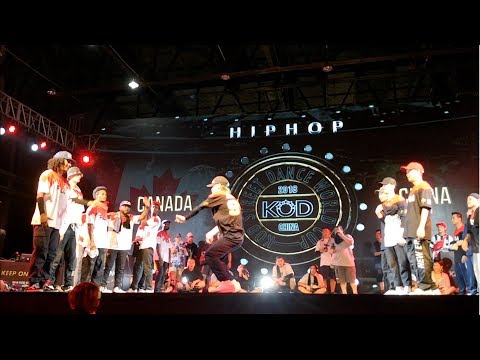 2018 KOD World Cup Finals Canada vs China hiphop