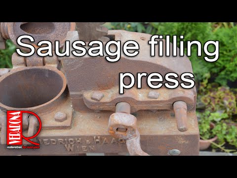 Rusted sausage filler Restoration.  DIY Plnička klobás