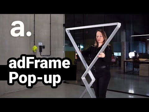 adFrame Pop-up: podświetlany kaseton, który rozłożysz jednym ruchem