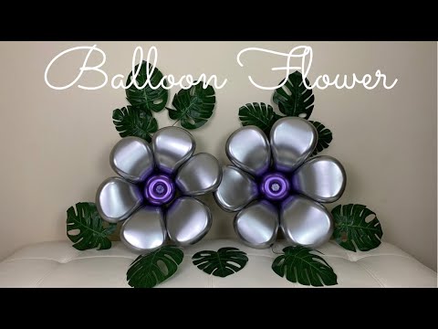 DIY Balloon Flower/How to make Flower Balloon/Balloon Distortion