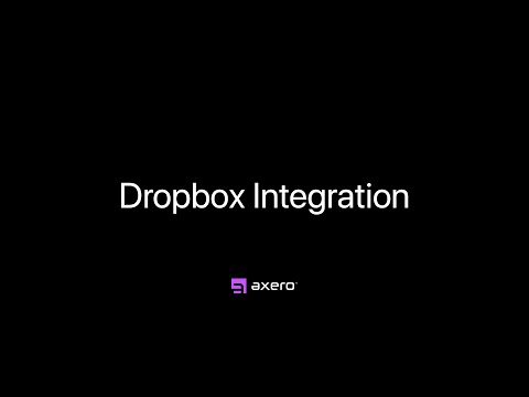 Dropbox Integration — Axero Solutions Intranet